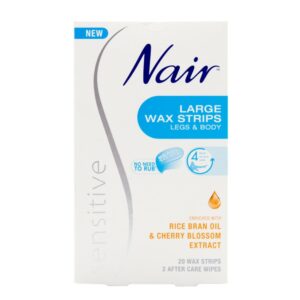 Nair 20 Pack Large Hair Removal Wax Strips Legs & Body