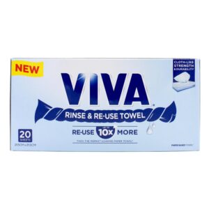 VIVA 20PK RINSE & REUSE PAPER TOWEL