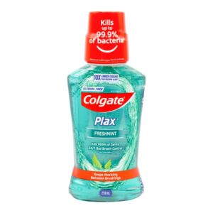 COLGATE 250mL PLAX MOUTHWASH ALCOHOL FREE FRESHMINT
