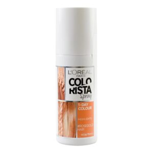 LOREAL 43.2g COLORISTA SPRAY HAIR COLOUR 1 DAY # ROSEGOLD HAIR